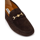 Brown Leather Moccassin Bally