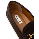 Brown Leather Moccassin Bally