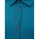 Blue Cotton Shirt Canali