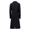 Blue Cotton Trench Coat