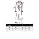 Blue Cotton Trench Coat