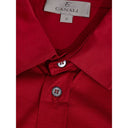 Red Cotton Shirt Canali