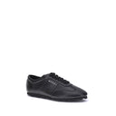 Black Calf Leather Bos Taurus Athletic Sneakers