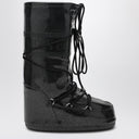Moon Boot Black Icon Glitter boots