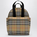 Burberry Check motif diaper backpack