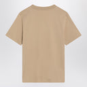 Burberry Light beige T-shirt with Equestrian Knight Design