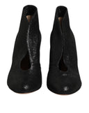 Metallic Black Pump Stiletto Heels Shoes Gianvito Rossi