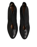 Metallic Black Pump Stiletto Heels Shoes Gianvito Rossi