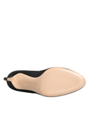 Metallic Black Pump Stiletto Heels Shoes Gianvito Rossi