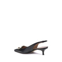 Black Calf Leather Bos Taurus High Heel Pumps