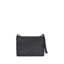 Black Fabric Shoulder Bag