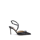 Black Napa Leather / Calf Bos Taurus High Heel Pumps