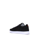 Black Rubber Low Top Sneakers