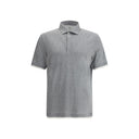 Gray Cotton Polo Shirt