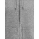 Gray Cotton Hoodie