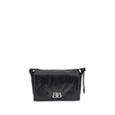 Black Calf Leather Bos Taurus Shoulder Bag