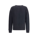 Black Fleece Wool Sweatshirt