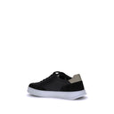 Black Calf Leather Bos Taurus Low Top Sneakers