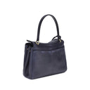 Blue Calf Leather Bos Taurus Shoulder Bag
