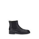 Black Calf Leather Bos Taurus Chelsea Boots