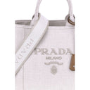 Cream Cotton Shoulder Bag