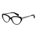 Montura de gafas negra unisex