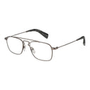 Montura de gafas plateada unisex