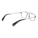 Montura de gafas plateada unisex