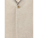 Beige Cotton Blazer
