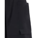Black Wool Cargo Pants