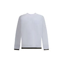 White Cotton Long Sleeve T-Shirt