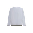 White Cotton Long Sleeve T-Shirt