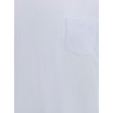 White Cotton Long Sleeve T-Shirt