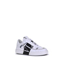 White Rubber Low Top Sneakers