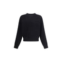 Black Cotton Sweatshirt