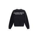 Black Cotton Sweatshirt