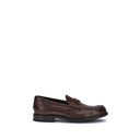 Brown Calf Leather Bos Taurus Slip-On Loafers