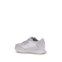 White Polyamide Low Top Sneakers