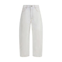 White Cotton Jeans Denim