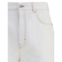 White Cotton Jeans Denim