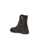 Brown Calf Leather Bos Taurus Lace-Up Boots