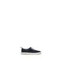 Blue Calf Leather Bos Taurus Low Top Sneakers