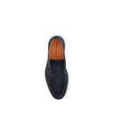 Blue Calf Leather Bos Taurus Slip-On Loafers