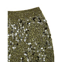 Green Viscose Mini Skirt