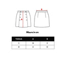 Green Viscose Mini Skirt