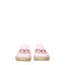 Pink Fabric Espadrilles