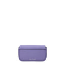 Purple Leather Crossbody Bag