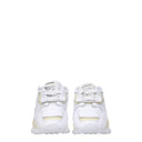 White Leather Athletic Sneakers