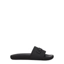 Black Cotton Slippers