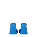 Light Blue Satin Platform Sandals